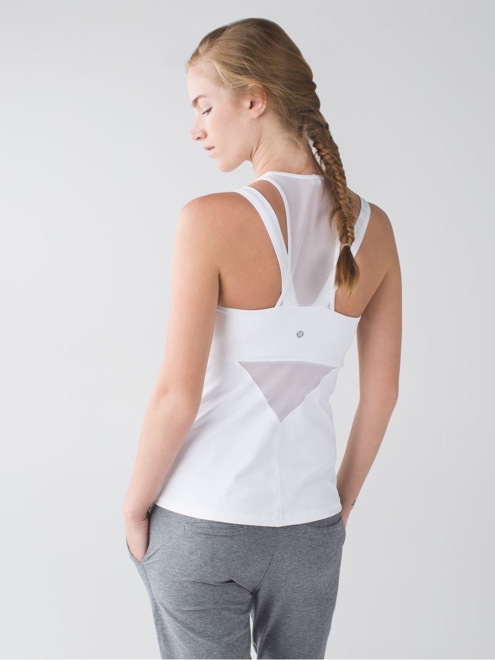 Lululemon Running In The City Tank - White